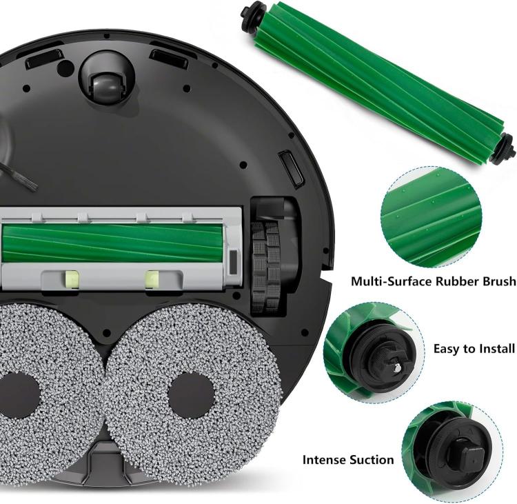 22 In 1 Replacement Parts Kit For iRobot Roomba Plus 505/405 Combo Includes Roll Brush, Filter, Dust Bag, Mop, Side Brush