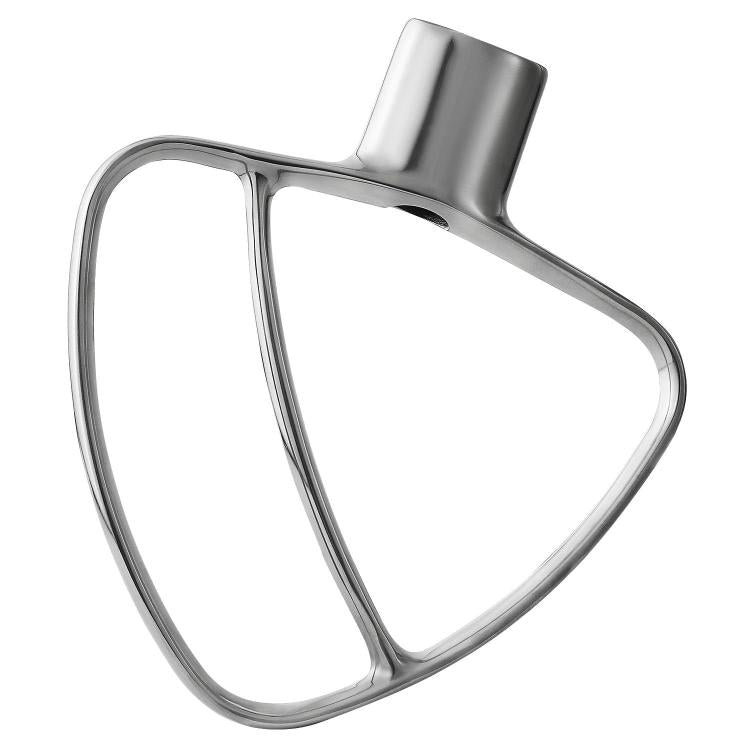 Stainless Steel Flat Beater For KitchenAid 4.5 & 5 QT Mixers - No Coating Chip-Resistant Attachment, Flat Beater