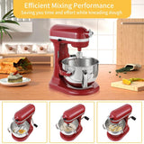 Stainless Steel Flat Beater For KitchenAid 5.5 & 6 QT Bowl-Lift Stand Mixers No Coating Durable Mixing Paddle Attachment, 5.5 & 6 QT