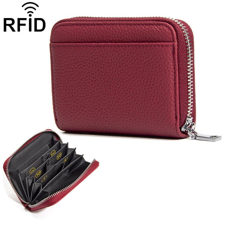 Women RFID Anti-Magnetic Coin Purse Change And Card Holder
