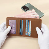 Simple Women Snap Wallet Ultra-Thin Multi-Card Slot Ladies Billfold
