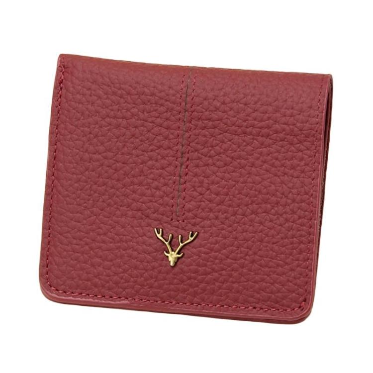 Simple Short-Style Women Wallet Ultra-Thin Multi-Card Slot Billfold