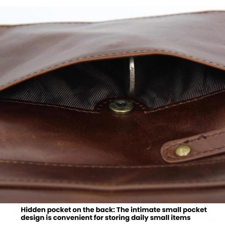 Leather RFID Men Short-Style Wallet Double-Zipper Billfold