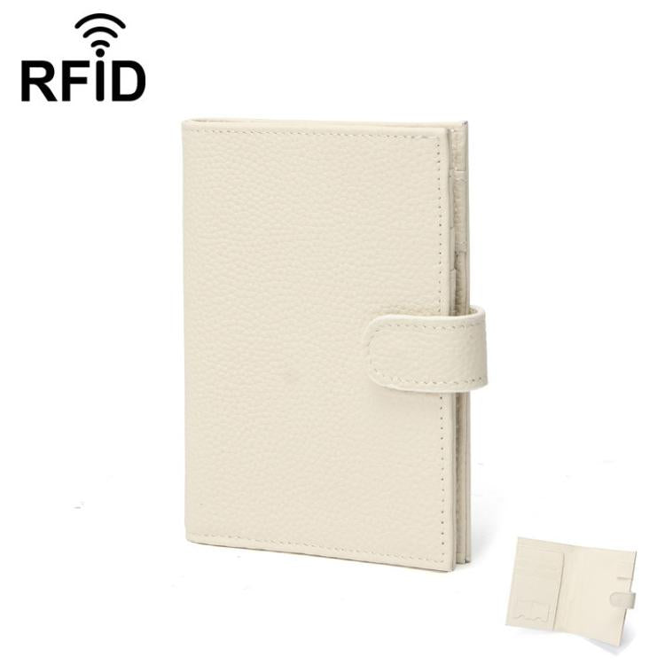 C5588 Leather Unisex Passport Holder Ultra-Thin RFID Multi-Functional Wallet