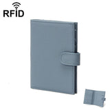 C5588 Leather Unisex Passport Holder Ultra-Thin RFID Multi-Functional Wallet