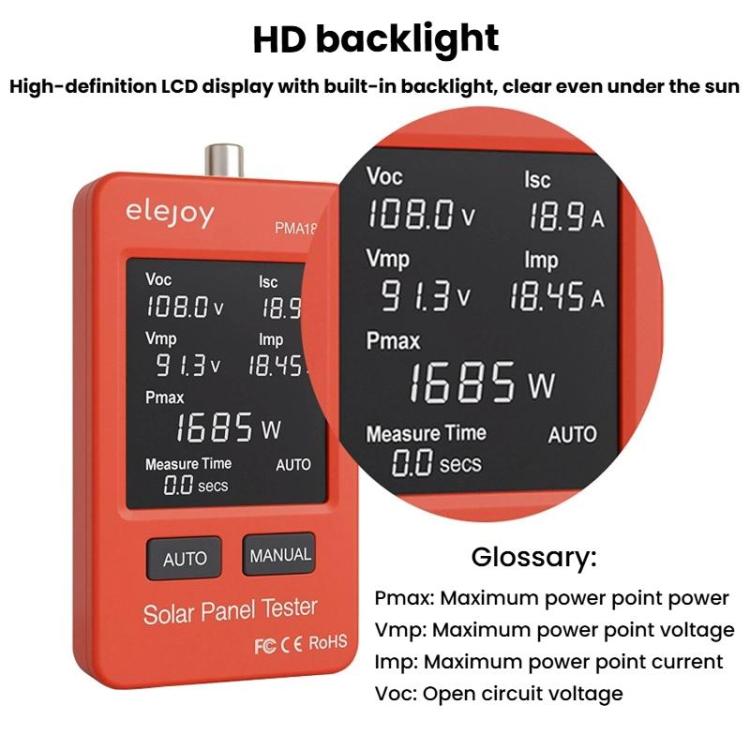 Photovoltaic Large-Screen Multimeter Power Intelligent Tester, PMA1800