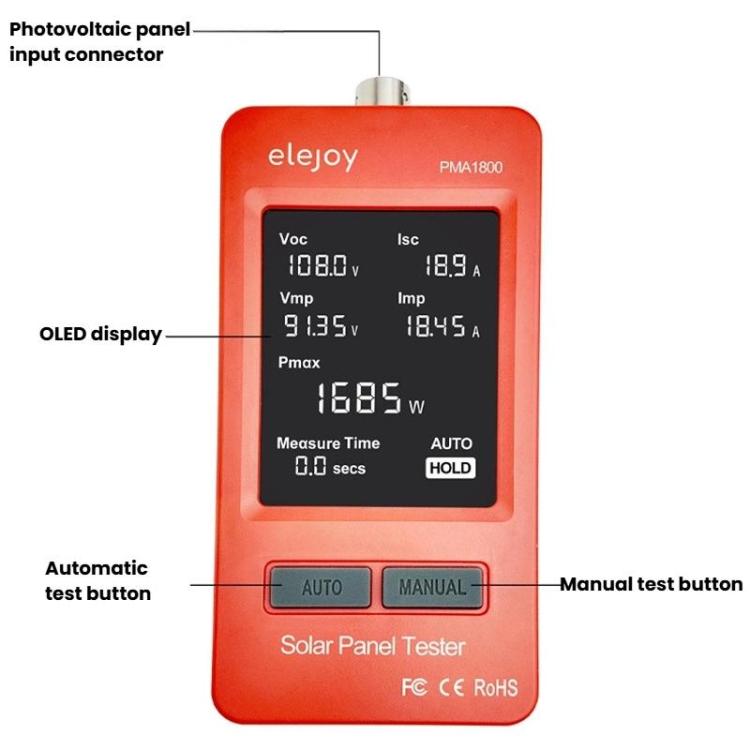 Photovoltaic Large-Screen Multimeter Power Intelligent Tester, PMA1800