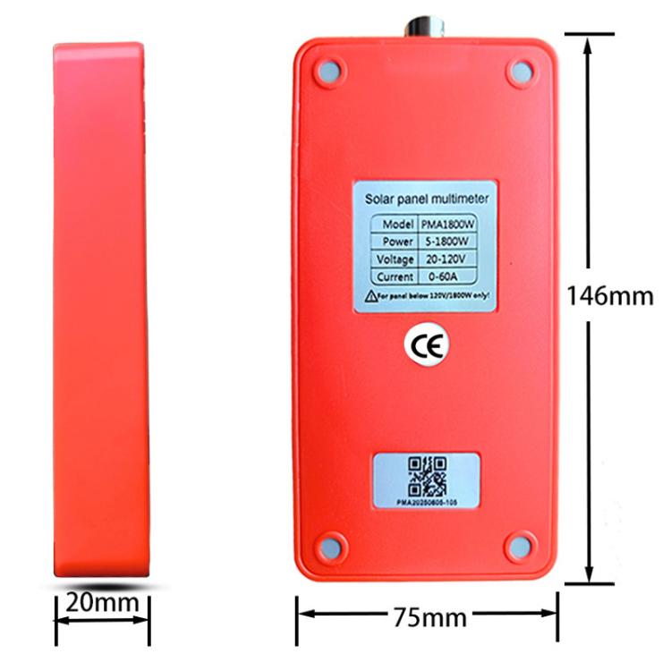 Photovoltaic Large-Screen Multimeter Power Intelligent Tester, PMA1800