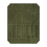 Wet Wax Canvas Knife Organizer Picnic Portable Storage Bag, 7 Slots (Army Green), 7 Slots (Khaki)