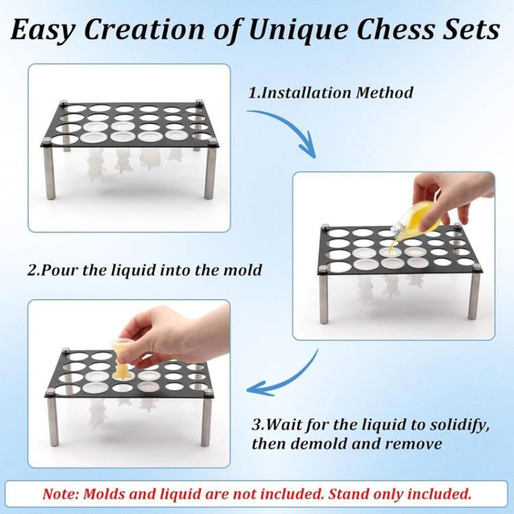 24-Hole Chess Mold Stand, YX201