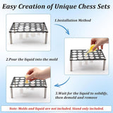 24-Hole Chess Mold Stand, YX201