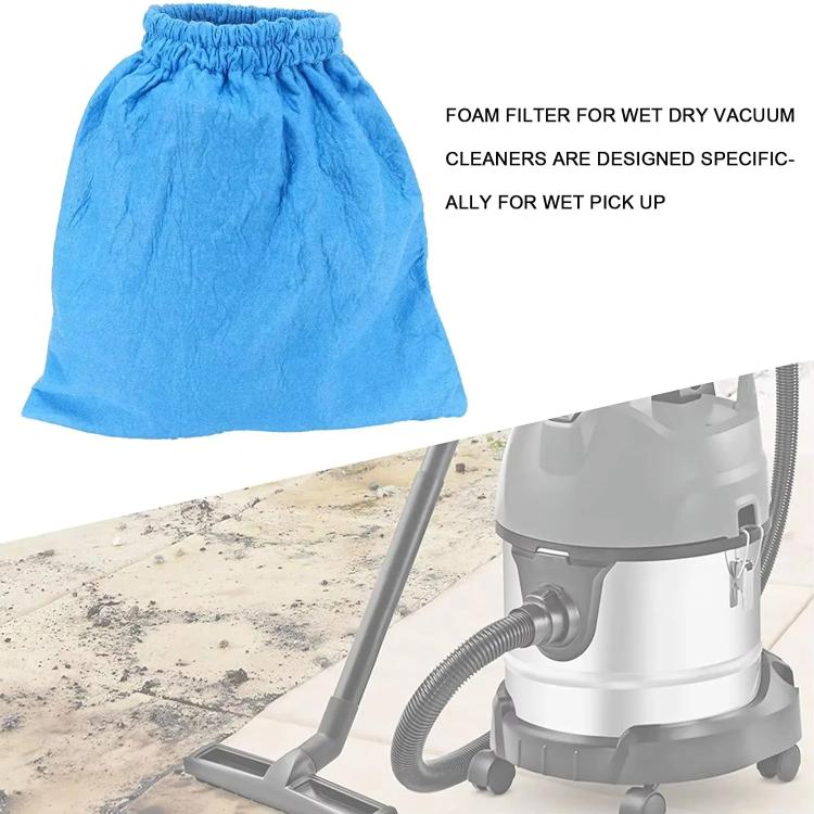 For Karcher MV1 / WD1 / NT20 Vacuum Cleaner, 2pcs Textile Filter Bag, 2pcs Foam Filter, Textile Bag + Foam Filter Set