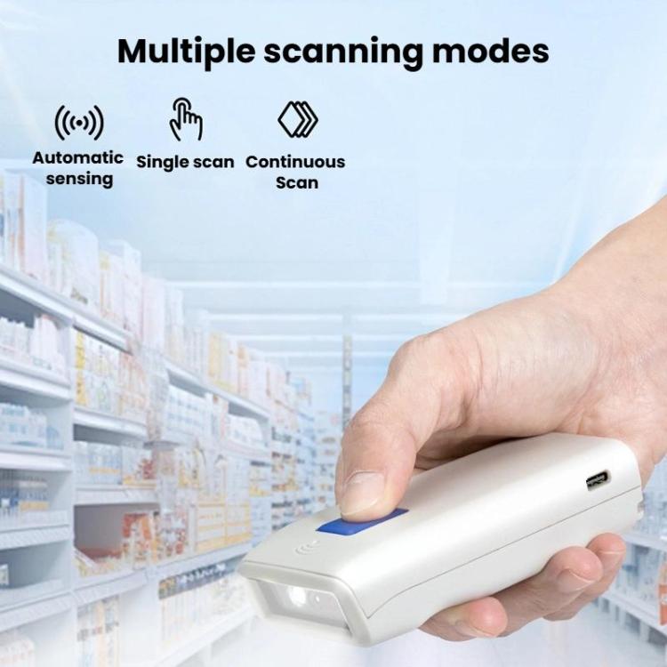 NETUM Wireless Portable Barcode Scanner Express Logistics QR Code Scanner, 1D, 2D