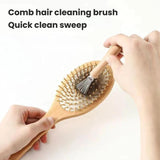 Stainless Steel Comb Cleaning Brush Air Cushion Comb Hair Removal Small Brush, 2pcs