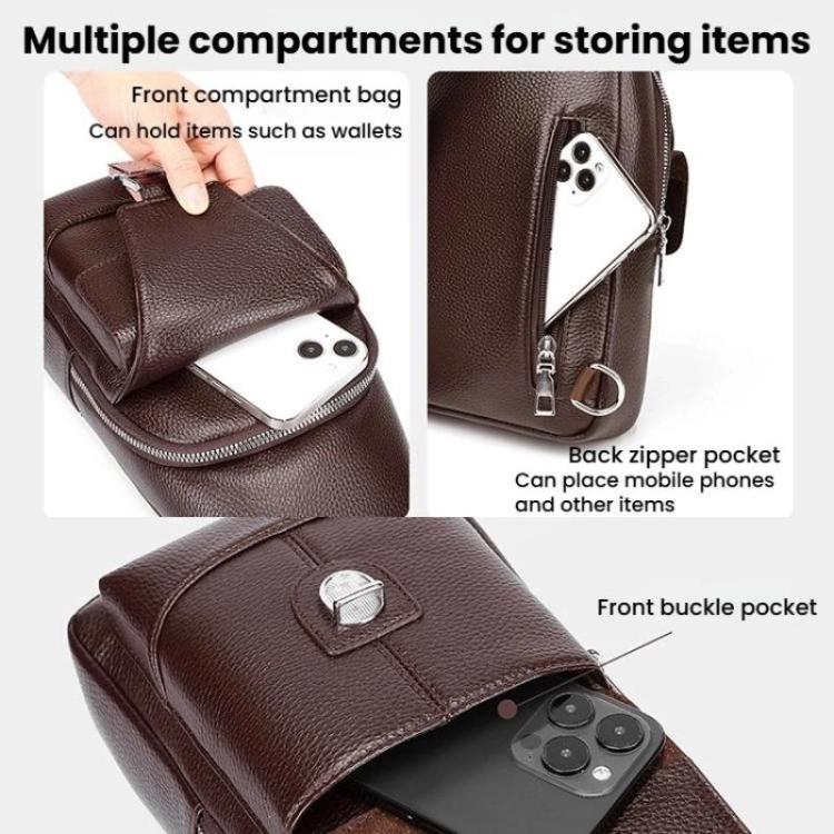 WEIXIER X450 Men Outdoor Multi-Functional Chest Bag Sports Cycling Crossbody Bag