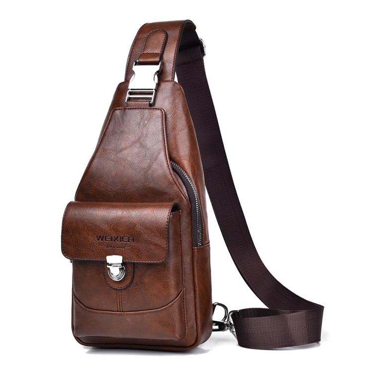 WEIXIER X449 Men Crossbody Chest Bag Outdoor Portable Lightweight Chest Pack