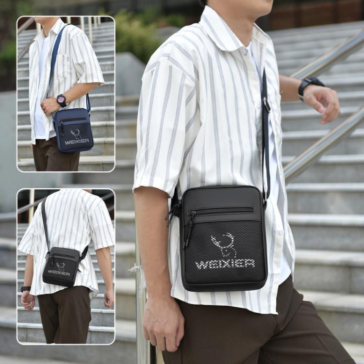 WEIXIER D838 Men Crossbody Shoulder Bag Waterproof Portable Small Crossbody Bag