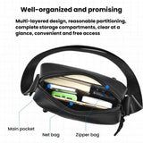 WEIXIER D838 Men Crossbody Shoulder Bag Waterproof Portable Small Crossbody Bag