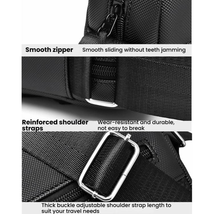 WEIXIER D838 Men Crossbody Shoulder Bag Waterproof Portable Small Crossbody Bag