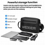 WEIXIER D839 Men Crossbody Shoulder Bag Portable Large-Capacity Bag