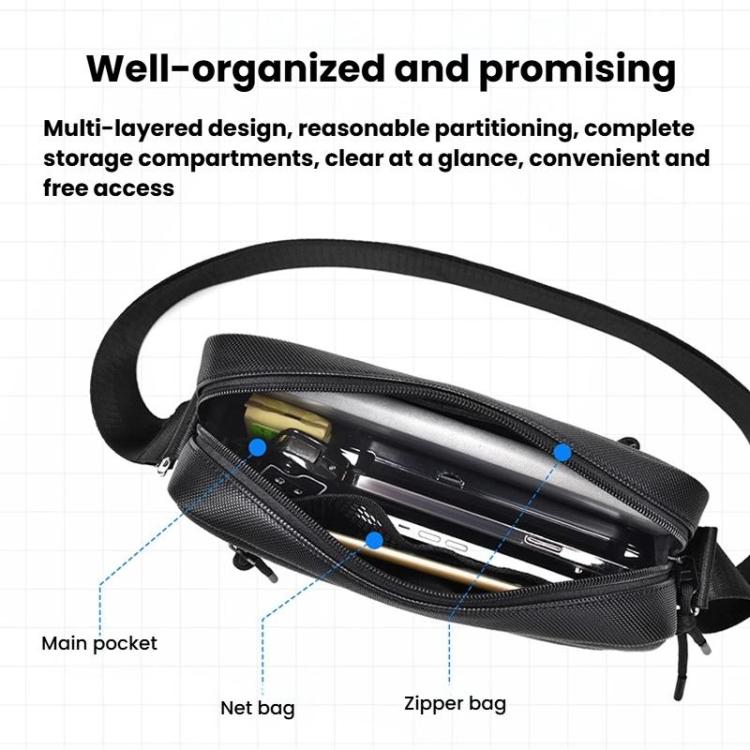 WEIXIER D839 Men Crossbody Shoulder Bag Portable Large-Capacity Bag