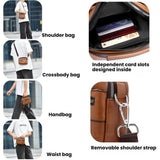 WEIXIER D893 Men Multi-Functional Crossbody Bag Commuter Shoulder Backpack