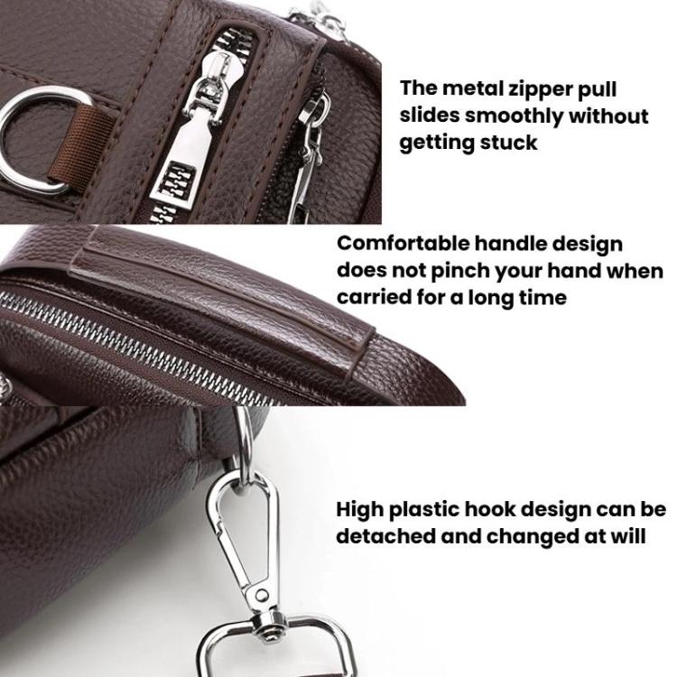 WEIXIER D894 Men Multi-Functional Waterproof Crossbody Bag Minimalist Portable Shoulder Bag