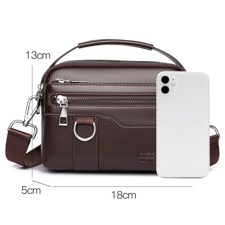 WEIXIER D894 Men Multi-Functional Waterproof Crossbody Bag Minimalist Portable Shoulder Bag