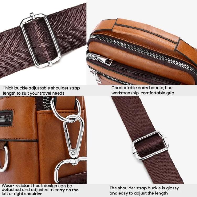 WEIXIER D891 Multi-Functional Waterproof Men Crossbody Bag Minimalist Portable Shoulder Bag