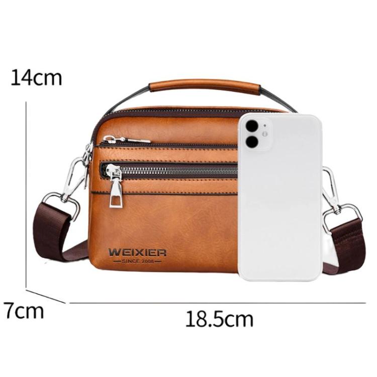 WEIXIER D891 Multi-Functional Waterproof Men Crossbody Bag Minimalist Portable Shoulder Bag