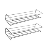 2pcs /Pack Wall Mounted Spice Rack Multi-Layer Seasoning Bottle Storage Holder