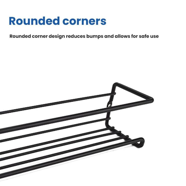 2pcs /Pack Wall Mounted Spice Rack Multi-Layer Seasoning Bottle Storage Holder