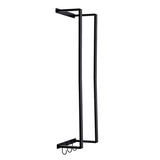 Wall-Mounted Bathroom Towel Rack Removable Space-Saving Guest Towels Shelf