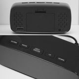 LED Electronic Alarm Clock Bedside Vibrator Clock, Black Shell Green Light, Black Shell Blue Light, Black Shell White Light, White Shell Green Light, White Shell Blue Light, White Shell White Light