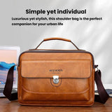 WEIXIER D828 Men Versatile Casual Shoulder Crossbody Bag Large-Capacity Shoulder Bag