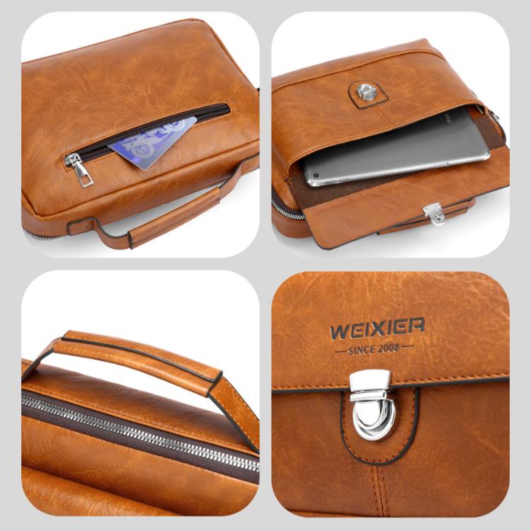 WEIXIER D828 Men Versatile Casual Shoulder Crossbody Bag Large-Capacity Shoulder Bag
