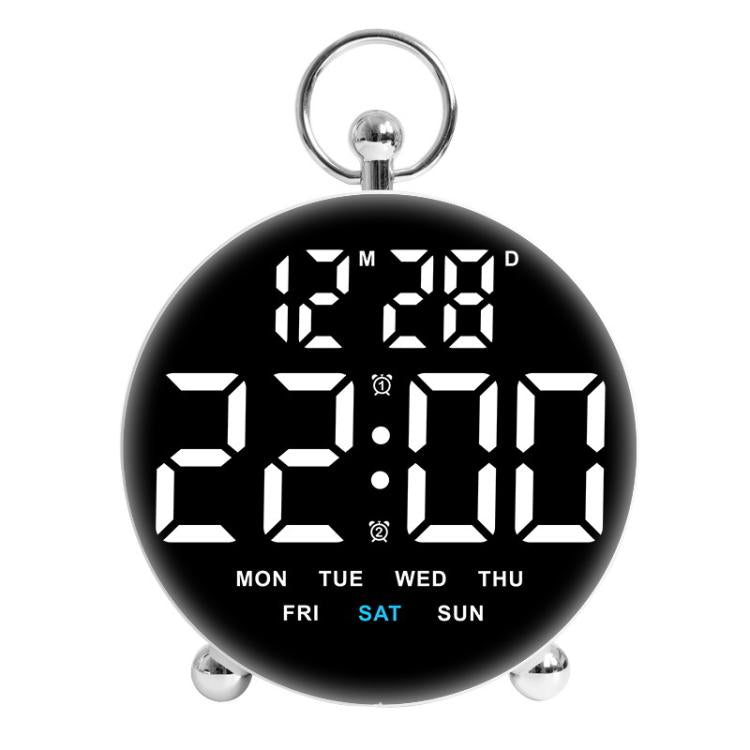 LED Multi-Function Digital Clock Student Desktop Digital Timepiece Plug-in Alarm Clock