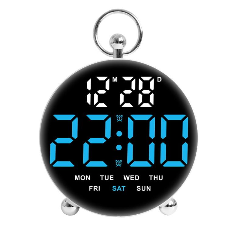 LED Multi-Function Digital Clock Student Desktop Digital Timepiece Plug-in Alarm Clock
