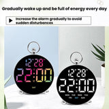 LED Multi-Function Digital Clock Student Desktop Digital Timepiece Plug-in Alarm Clock