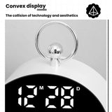 LED Multi-Function Digital Clock Student Desktop Digital Timepiece Plug-in Alarm Clock