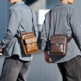 WEIXIER D835 Men Business Commuting Crossbody Bag Versatile Large-Capacity Waterproof Shoulder Bag