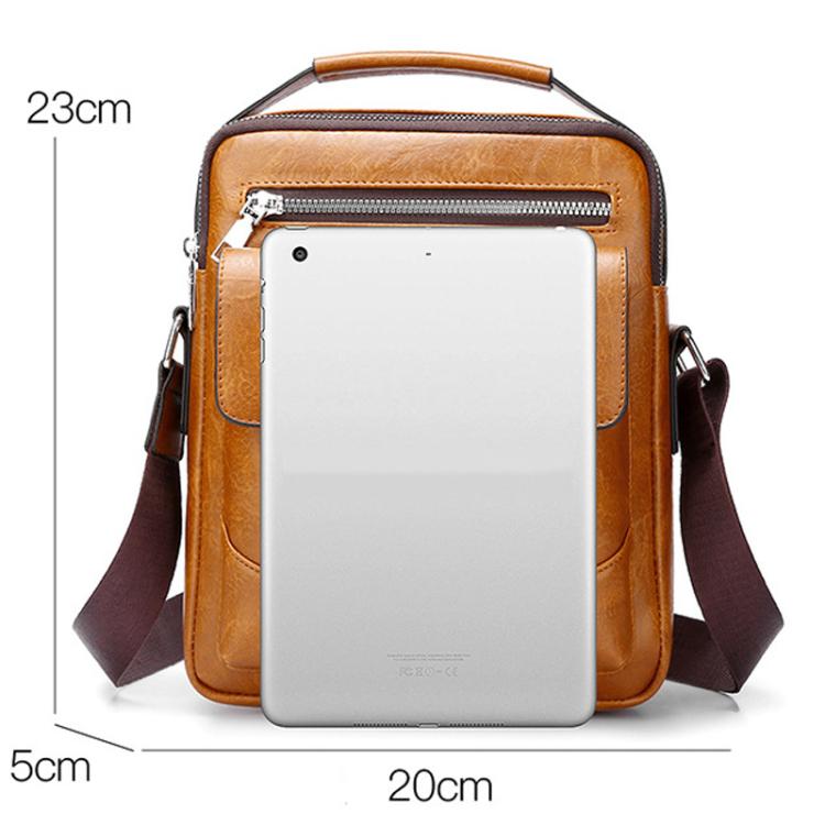WEIXIER D835 Men Business Commuting Crossbody Bag Versatile Large-Capacity Waterproof Shoulder Bag