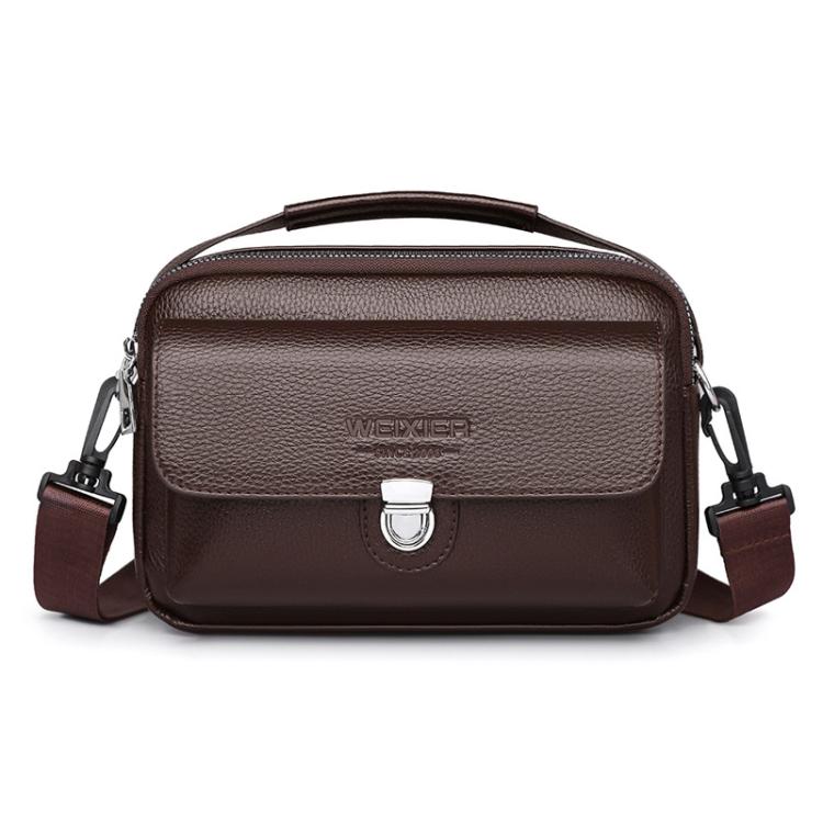 WEIXIER D825 Men Commuting Portable Crossbody Bag Horizontal Waterproof Fanny Pack