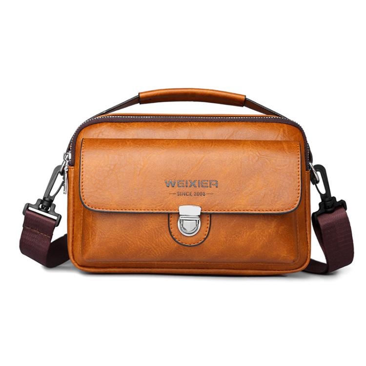 WEIXIER D825 Men Commuting Portable Crossbody Bag Horizontal Waterproof Fanny Pack