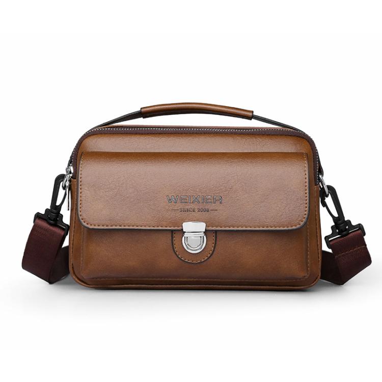 WEIXIER D825 Men Commuting Portable Crossbody Bag Horizontal Waterproof Fanny Pack