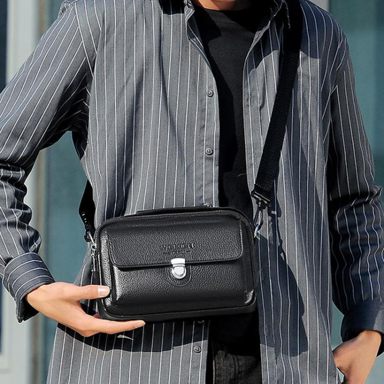 WEIXIER D825 Men Commuting Portable Crossbody Bag Horizontal Waterproof Fanny Pack