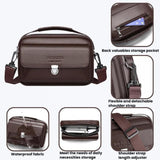 WEIXIER D825 Men Commuting Portable Crossbody Bag Horizontal Waterproof Fanny Pack