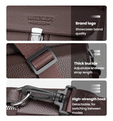 WEIXIER D825 Men Commuting Portable Crossbody Bag Horizontal Waterproof Fanny Pack