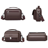 WEIXIER D825 Men Commuting Portable Crossbody Bag Horizontal Waterproof Fanny Pack