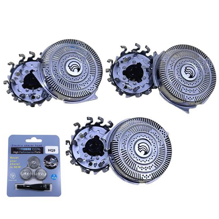 3pcs /Pack HQ9 Replacement Blades & Cutter for Philips Shaver HQ81XX / HQ82XX/HQ91XX /AT/PT9XX Series